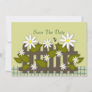 Save The Date Marguerites Enregistrer la Date