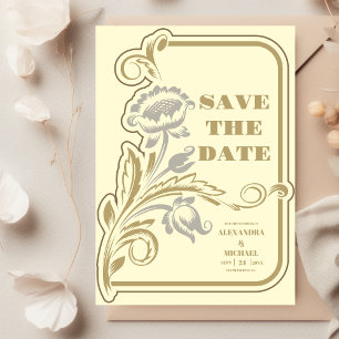 Save The Date Mariage Antique Art Nouveau