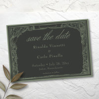Mariage Arrière de Treillis Botanique Vintage Noir