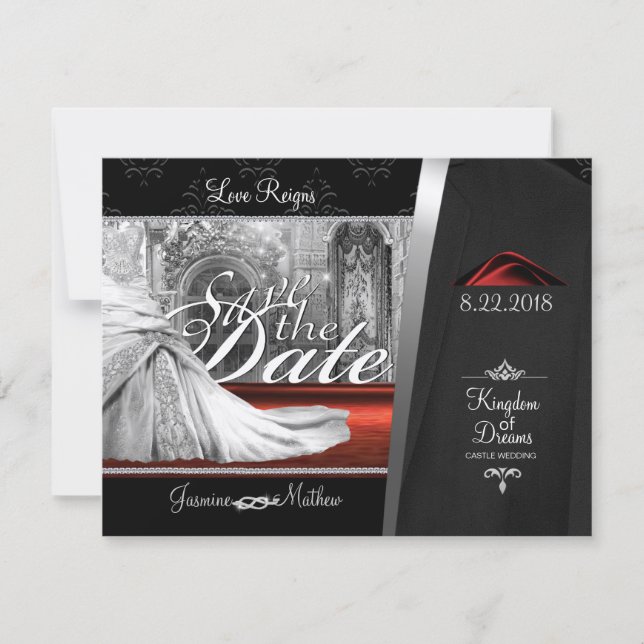 Save The Date Mariage au château Enregistrer la date (Devant)