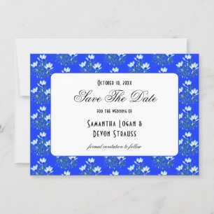 Save The Date Mariage au Crocus Bleu