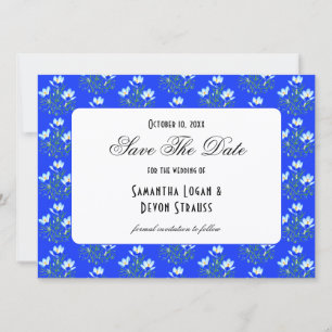 Save The Date Mariage au Crocus Bleu