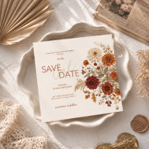 Mariage aux Feuilles de l'Automne Rustique Orange