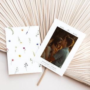 Save The Date Mariage aux fleurs sauvages