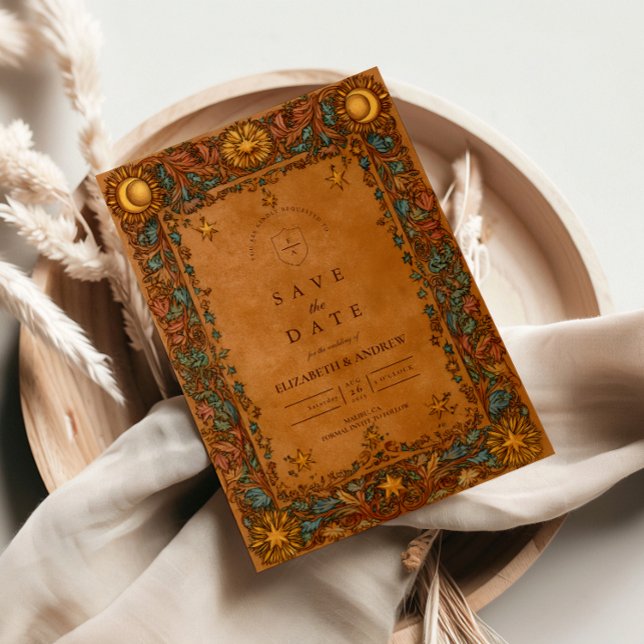 Save The Date Mariage baroque mystique céleste (Créateur téléchargé)
