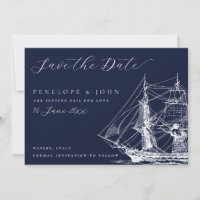 Mariage bleu marine classique