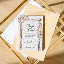 Mariage Boho Arch Rustique