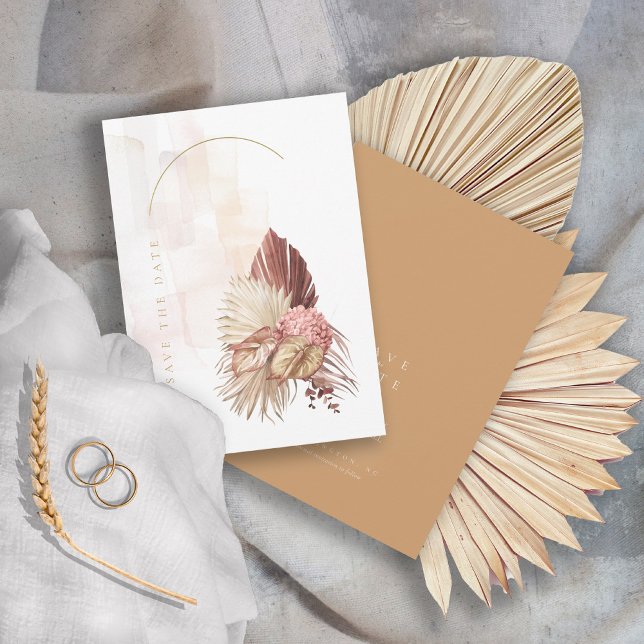 Save The Date Mariage Boho Oasis ID959 (Créateur téléchargé)