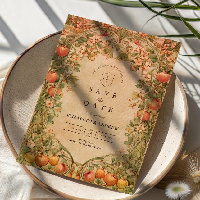 Save The Date Mariage Botanique de Verger Frais (Créateur téléchargé)