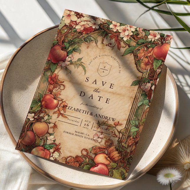 Save The Date Mariage Botanique de Verger Frais (Créateur téléchargé)