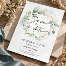 Mariage Botanique Eucalyptus Vert Sauge