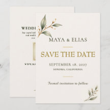 Mariage Botanique Minimaliste au Champagne Sage