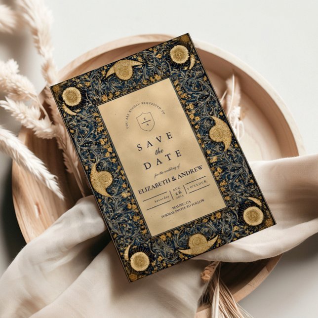 Save The Date Mariage céleste de minuit doré (Créateur téléchargé)