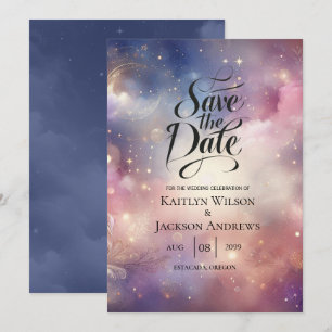 Save The Date Mariage céleste de Stardust