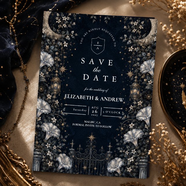Save The Date Mariage céleste gothique sombre (Créateur téléchargé)