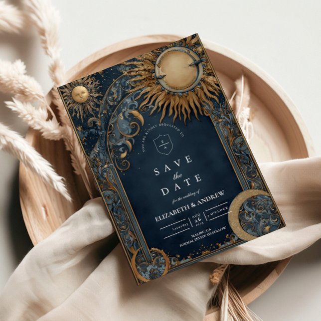 Save The Date Mariage céleste sous le soleil de minuit (Créateur téléchargé)
