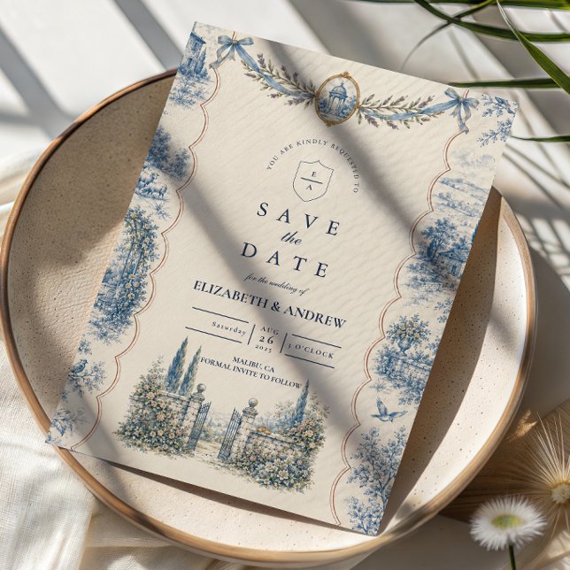 Save The Date Mariage Champêtre Romantique et Rustique (Créateur téléchargé)