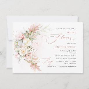 Save The Date Mariage civil PixDezines H2 Blush Alabaster Roses