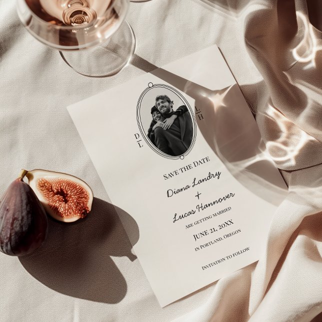 Save The Date Mariage classique chic Enregistrer la date (Créateur téléchargé)