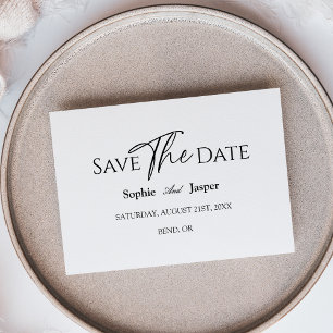 Save The Date Mariage classique moderne Appartement Enregistrer 