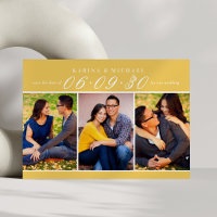 Mariage Collage Photo Trois Marigold