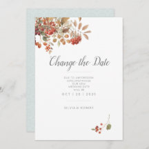 Mariage d'aquarelle de feuillage de automne rustiq