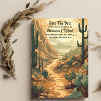 Mariage de Cactus du désert
