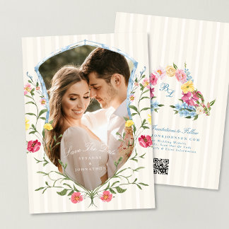 Save The Date Mariage de cadre photo vintage