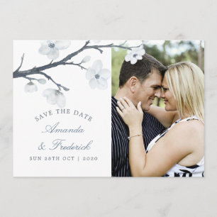 Save The Date Mariage de cerisiers en fleurs Enregistrer la date