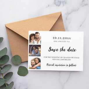 Save The Date Mariage de collage photo