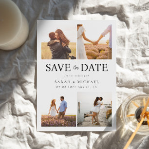 Save The Date Mariage de collection photo moderne