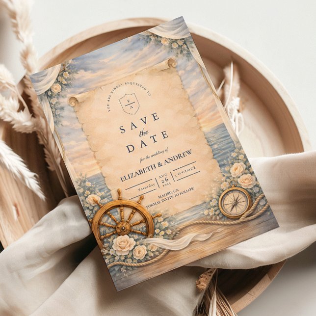 Save The Date Mariage de Croisière de Destination (Créateur téléchargé)