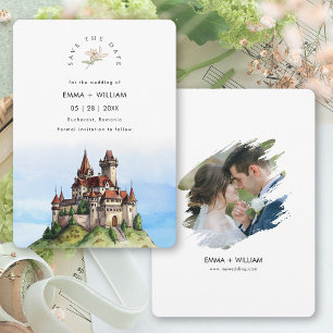 Save The Date Mariage de destination à Bucarest Roumanie