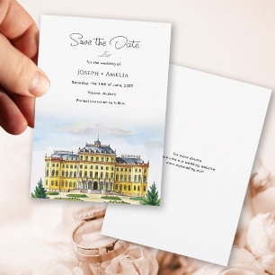 Save The Date Mariage de Destination à Vienne Autriche Enregistr