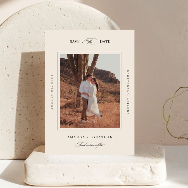 Save The Date Mariage de destination dans le désert Nevada Utah  (Créateur téléchargé)
