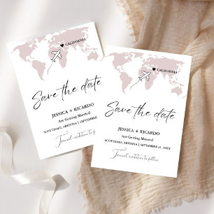 Save The Date Mariage de destination en Bourgogne Enregistrez la