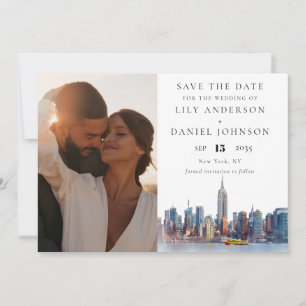 Save The Date Mariage de destination photo de New York