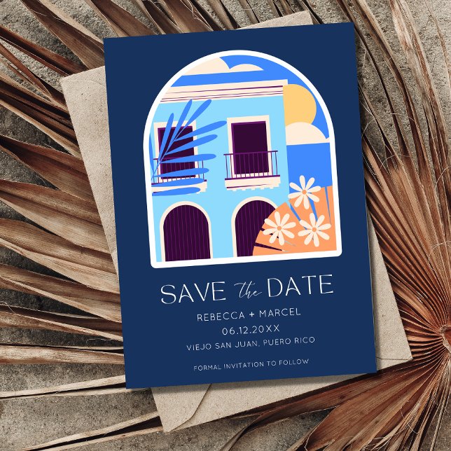 Save The Date Mariage de destination Porto Rico (Créateur téléchargé)
