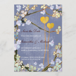 Save The Date Mariage de deux coeurs Sauvegarder la date Invitat