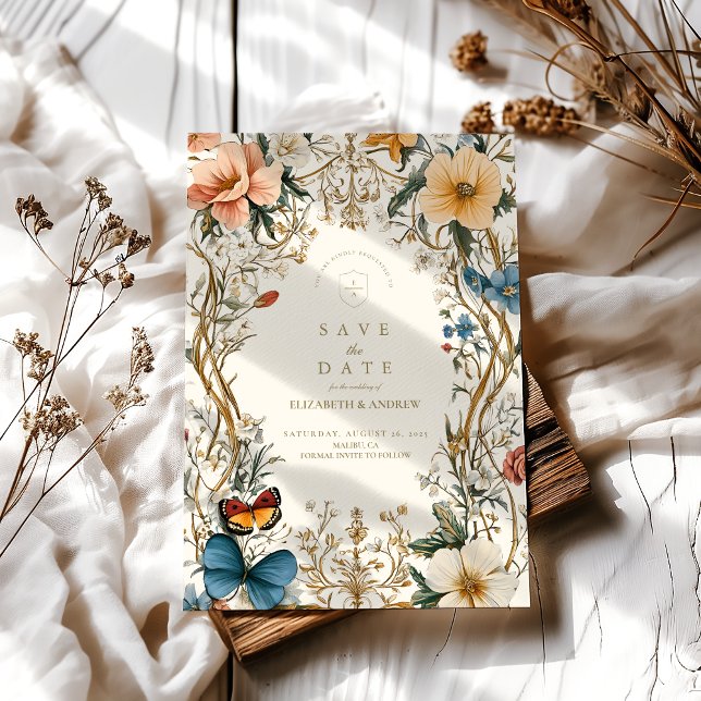 Save The Date Mariage de fougères florales (Créateur téléchargé)