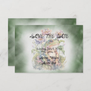 Save The Date Mariage de grenouille