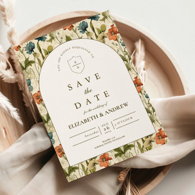 Save The Date Mariage de Jardin Botanique à Arche Douce (Créateur téléchargé)