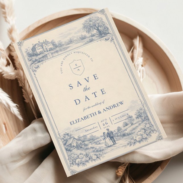 Save The Date Mariage de Jardin Classique Européen (Créateur téléchargé)