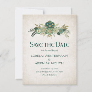 Save The Date Mariage de jeu de dés RPG