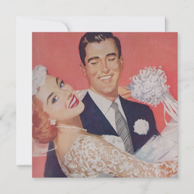 Save The Date Mariage de la mariée aux cheveux roux (Devant)