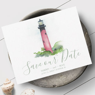 Save The Date Mariage De Lighthouse Beach En Floride