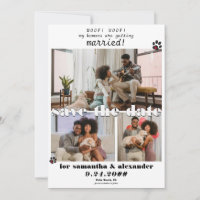 Mariage de mon humain en photos collage de mariage