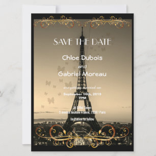 Save The Date Mariage de Paris