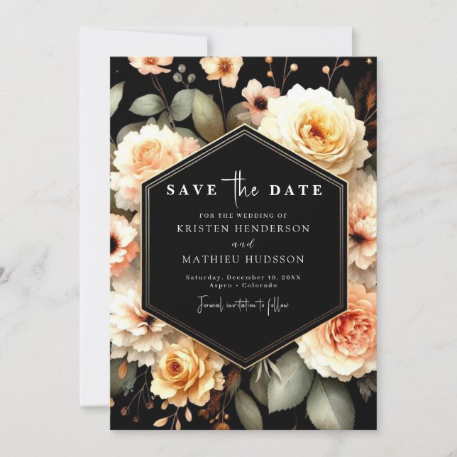 Save The Date Mariage de pêche moderne de la lumière (Devant)