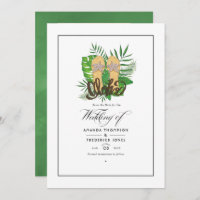 Mariage de plage d'été Aloha Enregistrez la date